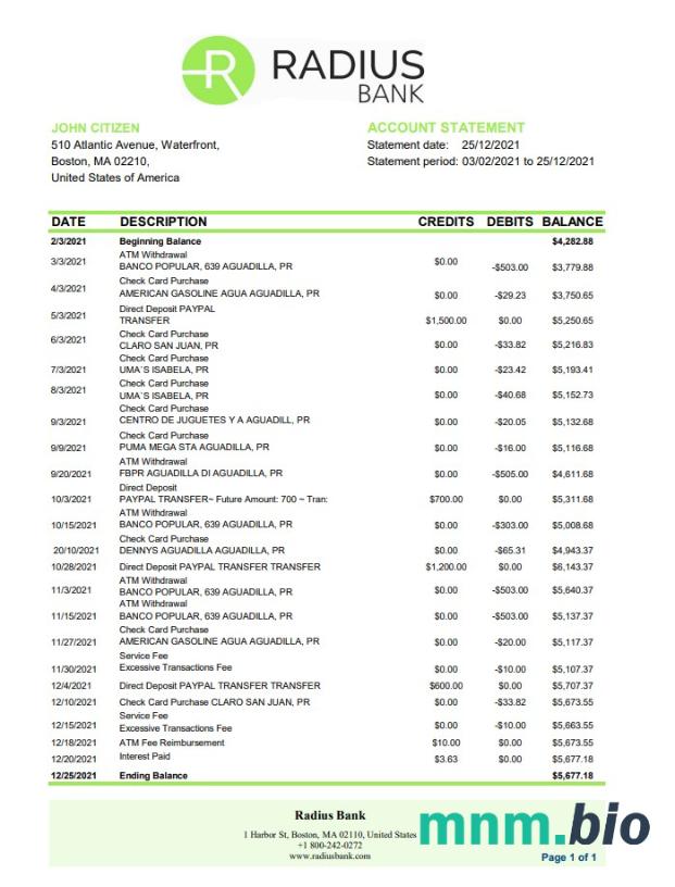 USA Massachusetts Digital Federal Credit Union (DCU) bank 5 stron